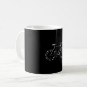 自転車のアノミー - 面白い自転車パーツ サイクリング コーヒーマグカップ (正面左)