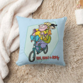 自転車のエド、エド、エディ クッション (ブランケット)