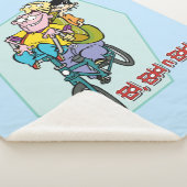 自転車のエド、エド、エディ シェルパブランケット (3/4)