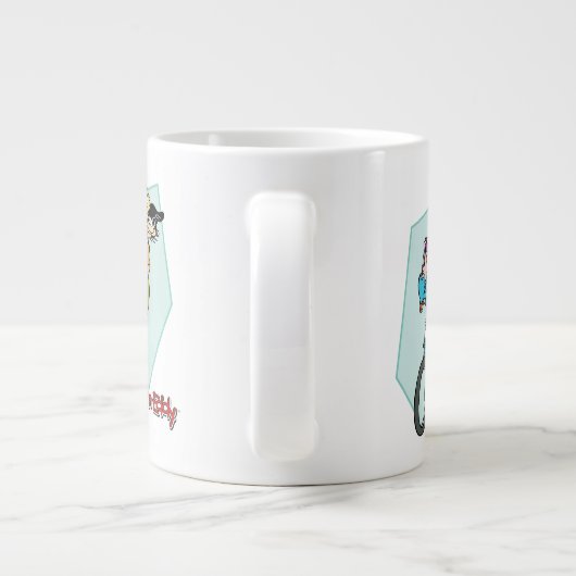 自転車のエド、エド、エディ ジャンボコーヒーマグカップ (裏面)