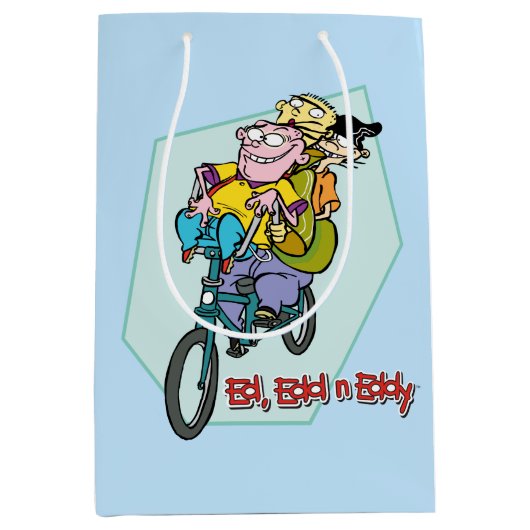 自転車のエド、エド、エディ ミディアムペーパーバッグ (正面)