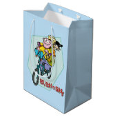 自転車のエド、エド、エディ ミディアムペーパーバッグ (裏面アングル)
