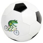 自転車のカエル サッカーボール (3/4)
