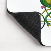 自転車のカエル マウスパッド (コーナー)