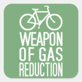 自転車のカスタムシール スクエアシール (正面)