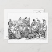 自転車のカラベラ ポストカード (正面/裏面)