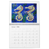 自転車のカレンダーの魚 カレンダー (1月 2026)