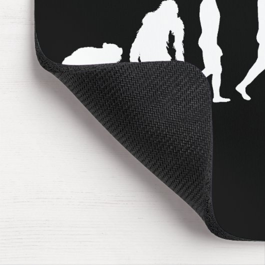 自転車のギフトを競争させるサイクリングのサイクリストのペダル力 マウスパッド (コーナー)