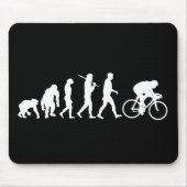 自転車のギフトを競争させるサイクリングのサイクリストのペダル力 マウスパッド (正面)