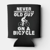 自転車のギフトLで老人を甘く見てはいけない 缶クーラー (裏面)