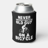 自転車のギフトLで老人を甘く見てはいけない 缶クーラー (缶裏面)