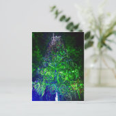 自転車のクリスマスツリーの郵便はがき シーズンポストカード (スタンド正面)