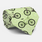 自転車のグリーンバイクメンズネックタイ ネクタイ (ロール)