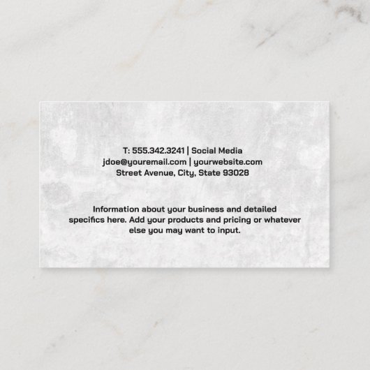 自転車のサイクリスト | QR名刺 名刺 (裏面)