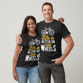 自転車のサイクリスト Tシャツ (ユニセックス)