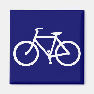 自転車のシルエット マグネット