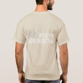自転車のジャケット&フード付 – 選択スタイル&カラー Tシャツ (裏面)