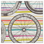 自転車のストライプ車輪 ファブリック (クローズアップ)