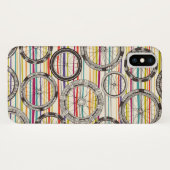 自転車のストライプ車輪 Case-Mate iPhoneケース (裏面(横))