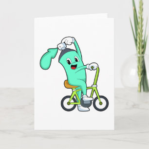 自転車のスプレー缶 カード