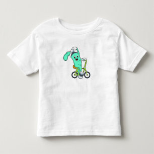 自転車のスプレー缶 トドラーTシャツ
