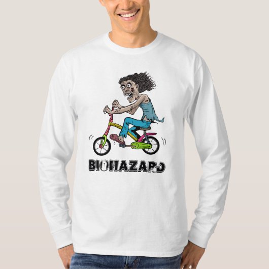 自転車のゾンビ Tシャツ (正面)