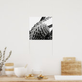 自転車のチェーンとギア ポスター (キッチン)