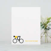 自転車のチラシに乗っカスタムた自転車乗り (スタンド正面)