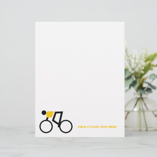 自転車のチラシに乗っカスタムた自転車乗り (スタンド正面)