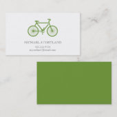 自転車のテレホンカード コーリングカード (正面/裏面)