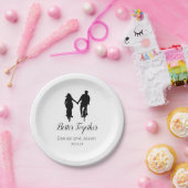 自転車のテーマがより良く一緒結婚に紙プレート ペーパープレート (パーティー)