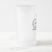 自転車のデザインのビールのジョッキ フロストグラスビールジョッキ (中央)