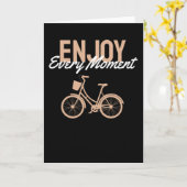 自転車のデザイン楽しむ- Every Moment カード (黄色い花)