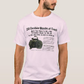 自転車のニュース Tシャツ (正面)