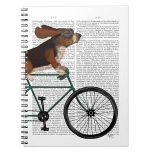 自転車のバセット·ハウンド ノートブック