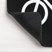 自転車のピクトグラムのマウスパッド マウスパッド (コーナー)