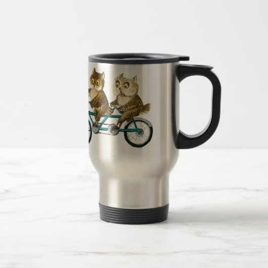 自転車のフクロウ トラベルマグ (右)