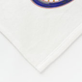 自転車のプリントのデザイン フリースブランケット (角)