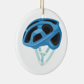 自転車のヘルメット セラミックオーナメント (右)