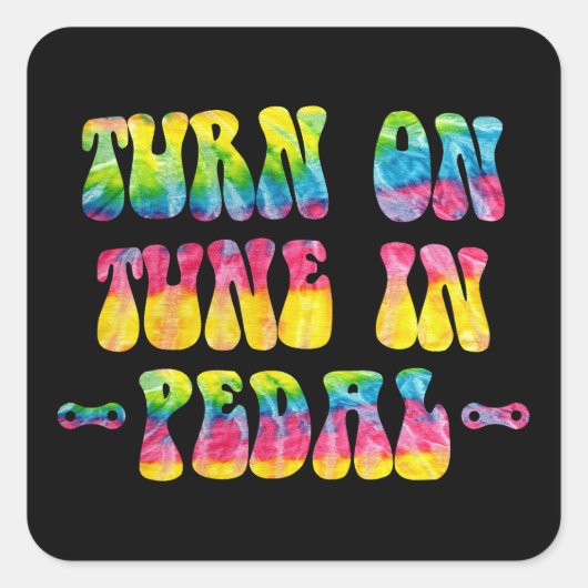 自転車のペダルでチューンをオンにする スクエアシール (正面)