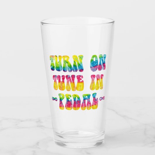 自転車のペダルでチューンをオンにする タンブラーグラス (正面)