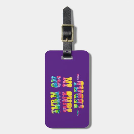 自転車のペダルでチューンをオンにする ラゲッジタグ (正面縦)