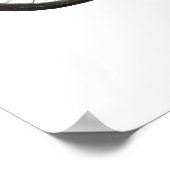 自転車のホッキョクグマ ポスター (角)