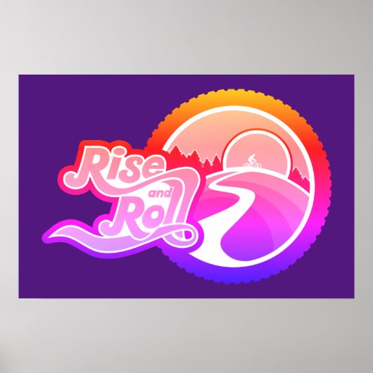 自転車のポスターを起こして ポスター (正面)