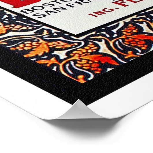 自転車のポスター：ビクター自転車 – William Bradley ポスター (角)