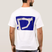 自転車のポストのロゴVI Tシャツ (裏面)