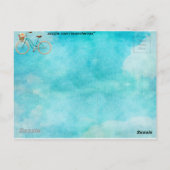 自転車のポストカード ポストカード (裏面)