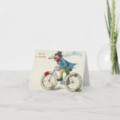 自転車のユーモア カード (正面)