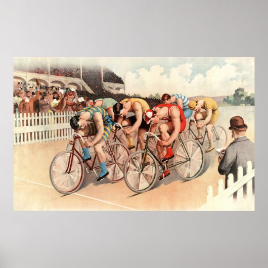 自転車のレース場 ポスター (正面)