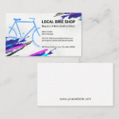 自転車のロゴ | 自転車のパーツとサービス 予約カード (正面/裏面)